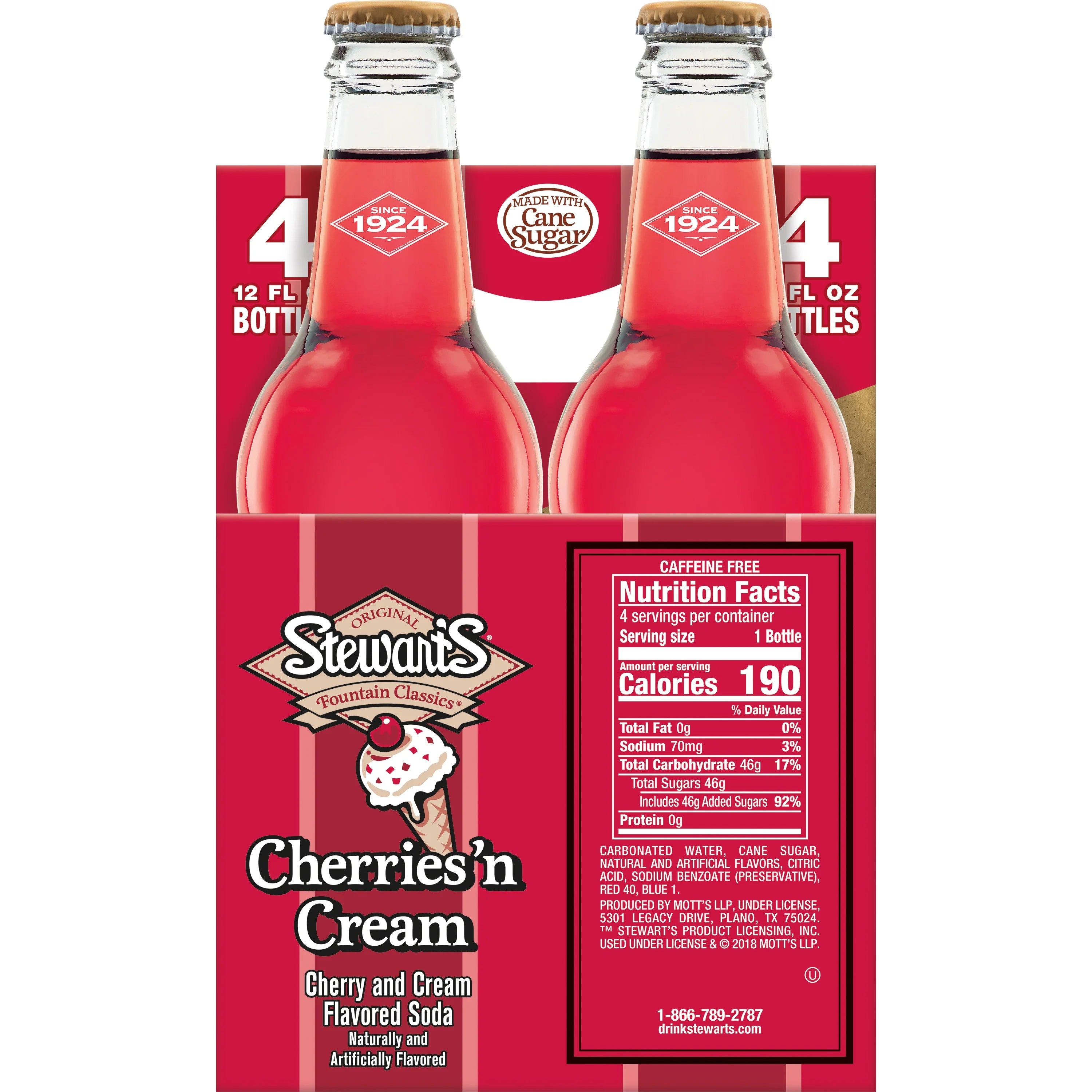 Stewart's Cherries 'n Cream Soda