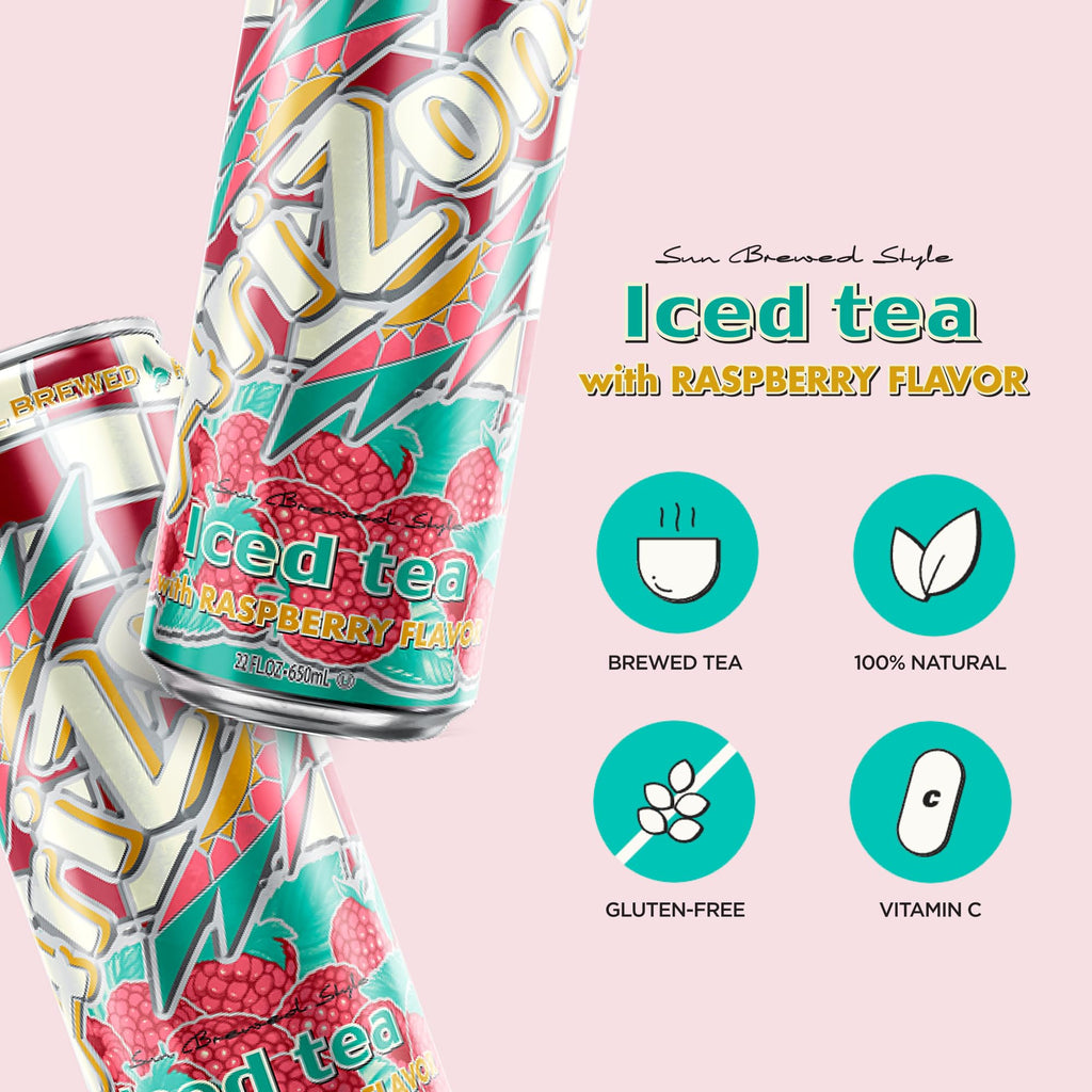 Arizona Tea Raspberry AriZona Raspberry Tea Can – SONO Group