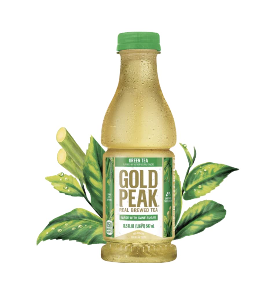 Gold Peak Green Tea Iced Tea Drink, 18.5oz