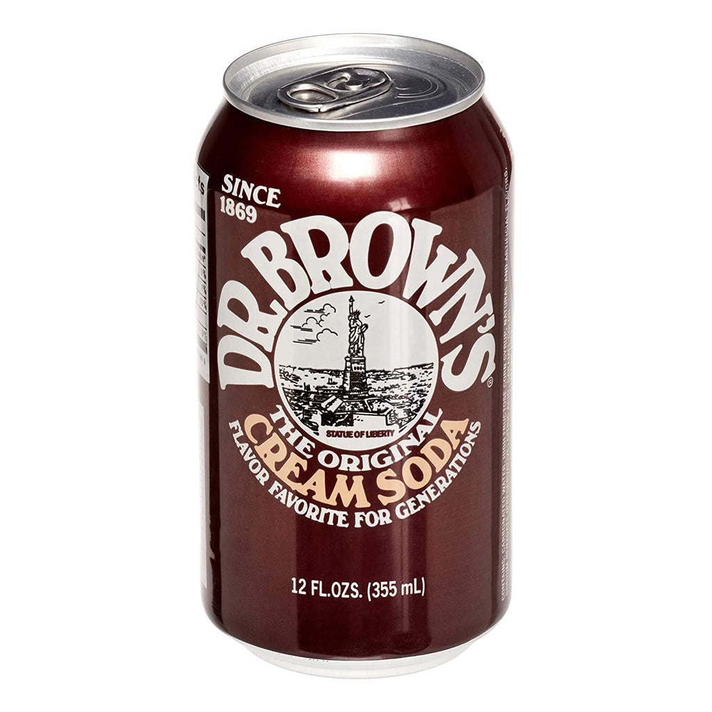 Dr. Browns Soda (18 Pack): 6 Black Cherry, 6 Root Beer, 6 Cream Soda 12oz cans