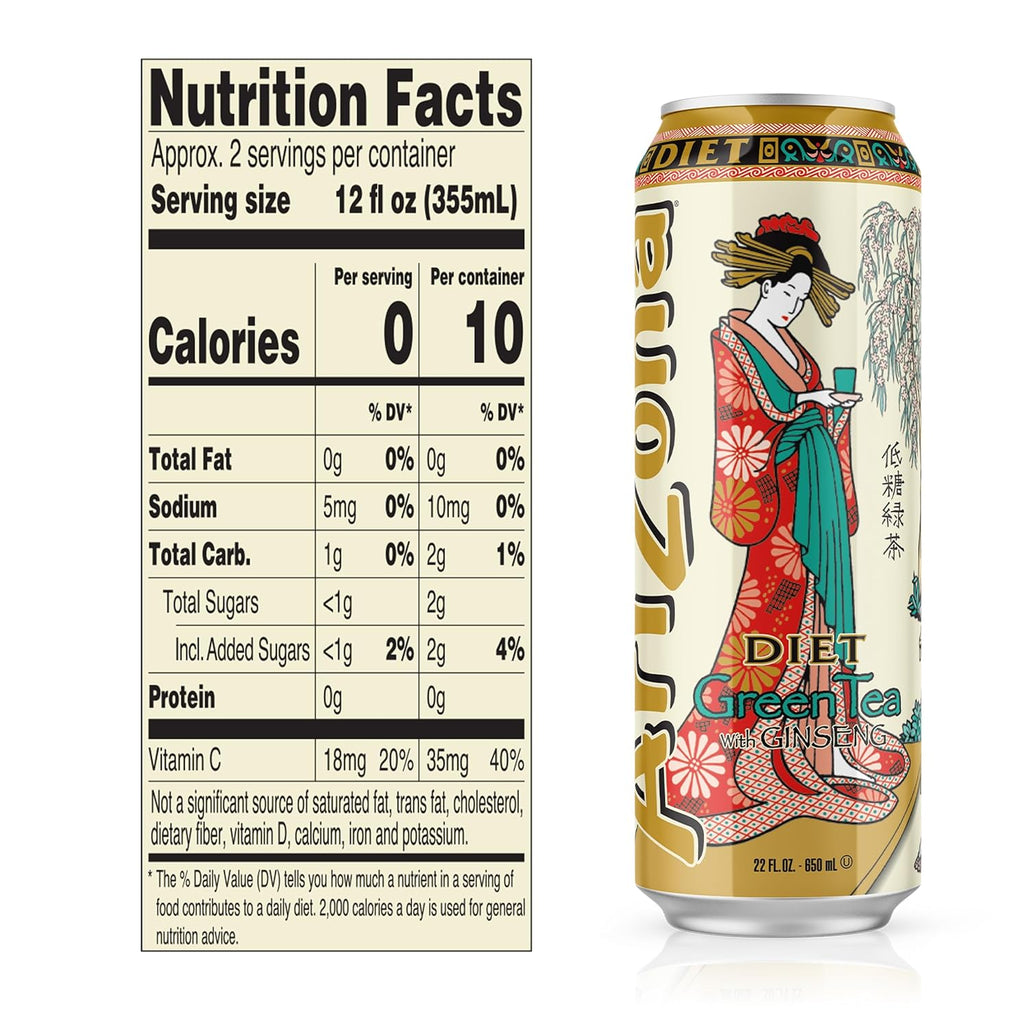 AriZona Diet Green Tea Can