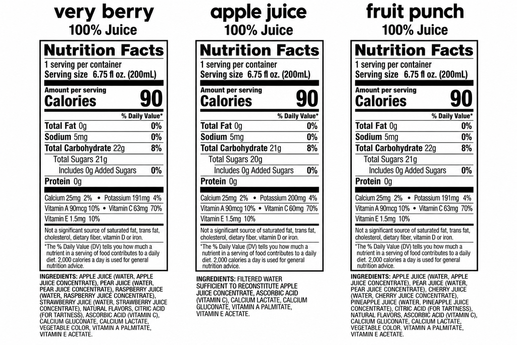 Apple & Eve Variety Pack / 36 Count, 6.75 fl oz