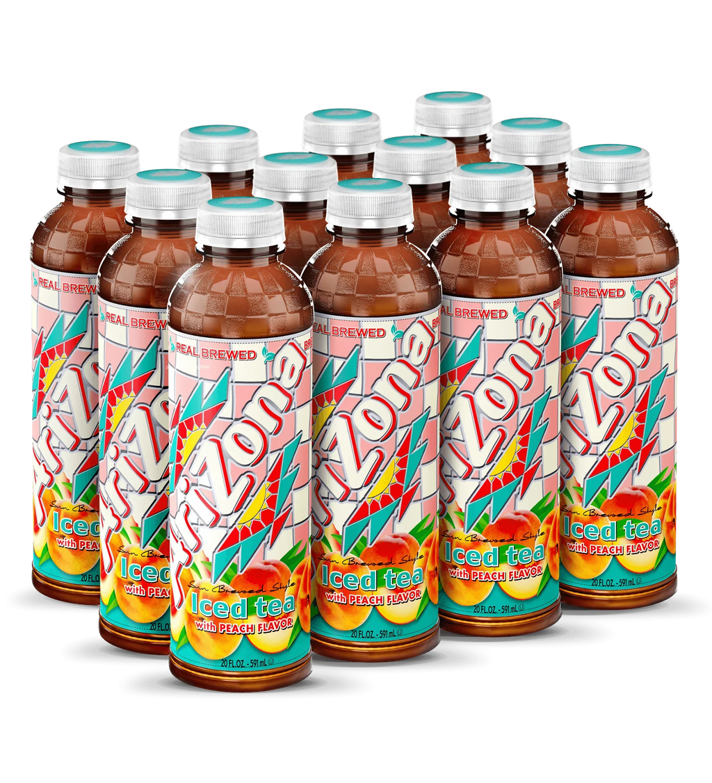 AriZona Peach Tea, 20 Fl Oz Bottle