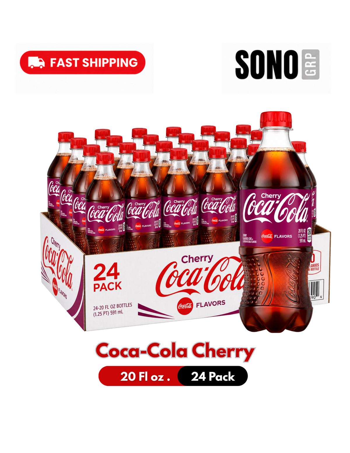 Coca-Cola Cherry, 20 Fl Oz