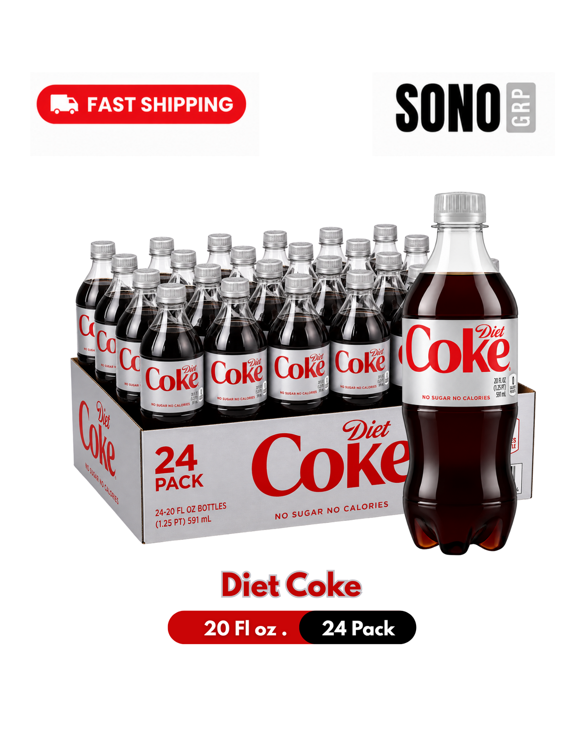 Diet Coke, 20 Fl Oz