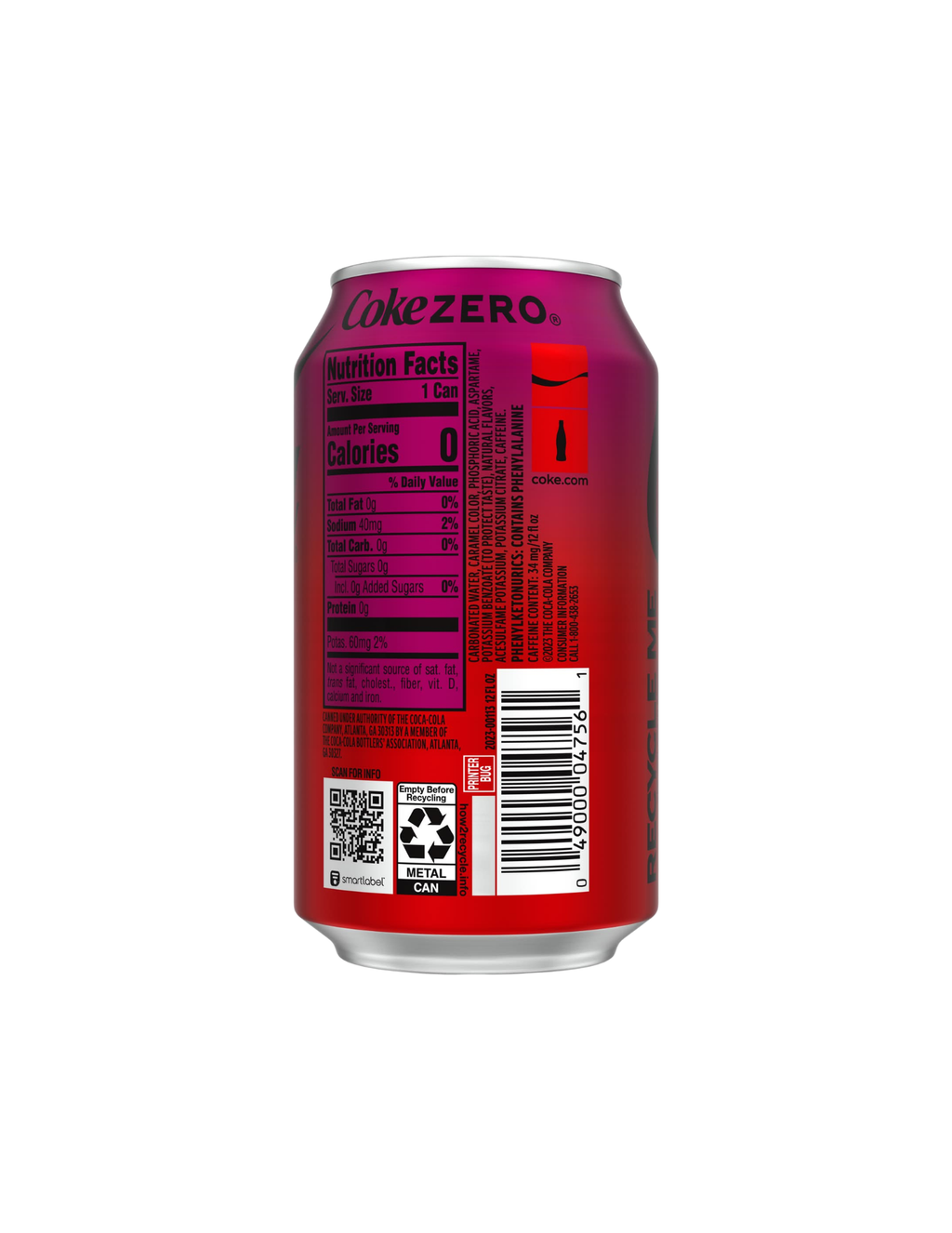 Coca-Cola Cherry Zero Sugar 12 fl oz