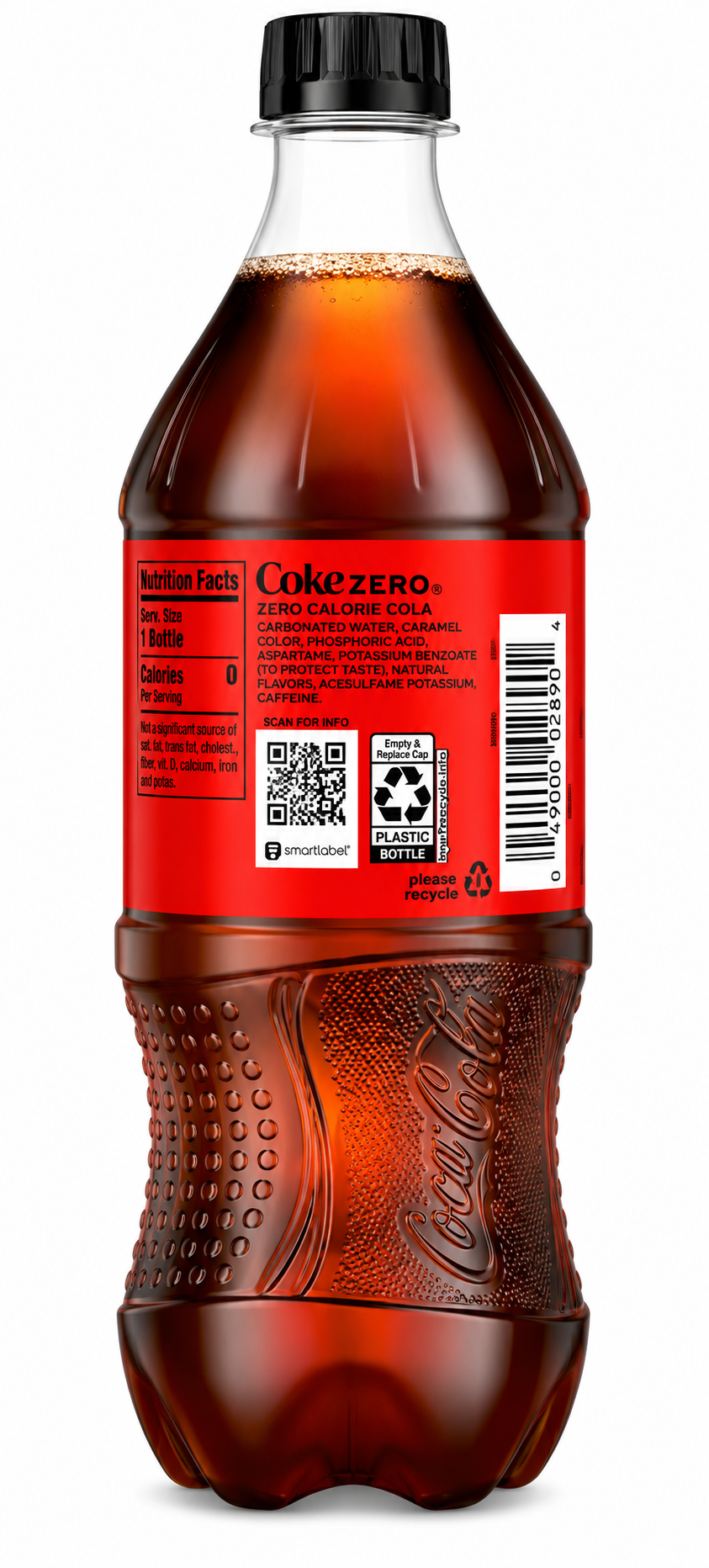 Coca-Cola Zero, 20 Fl Oz