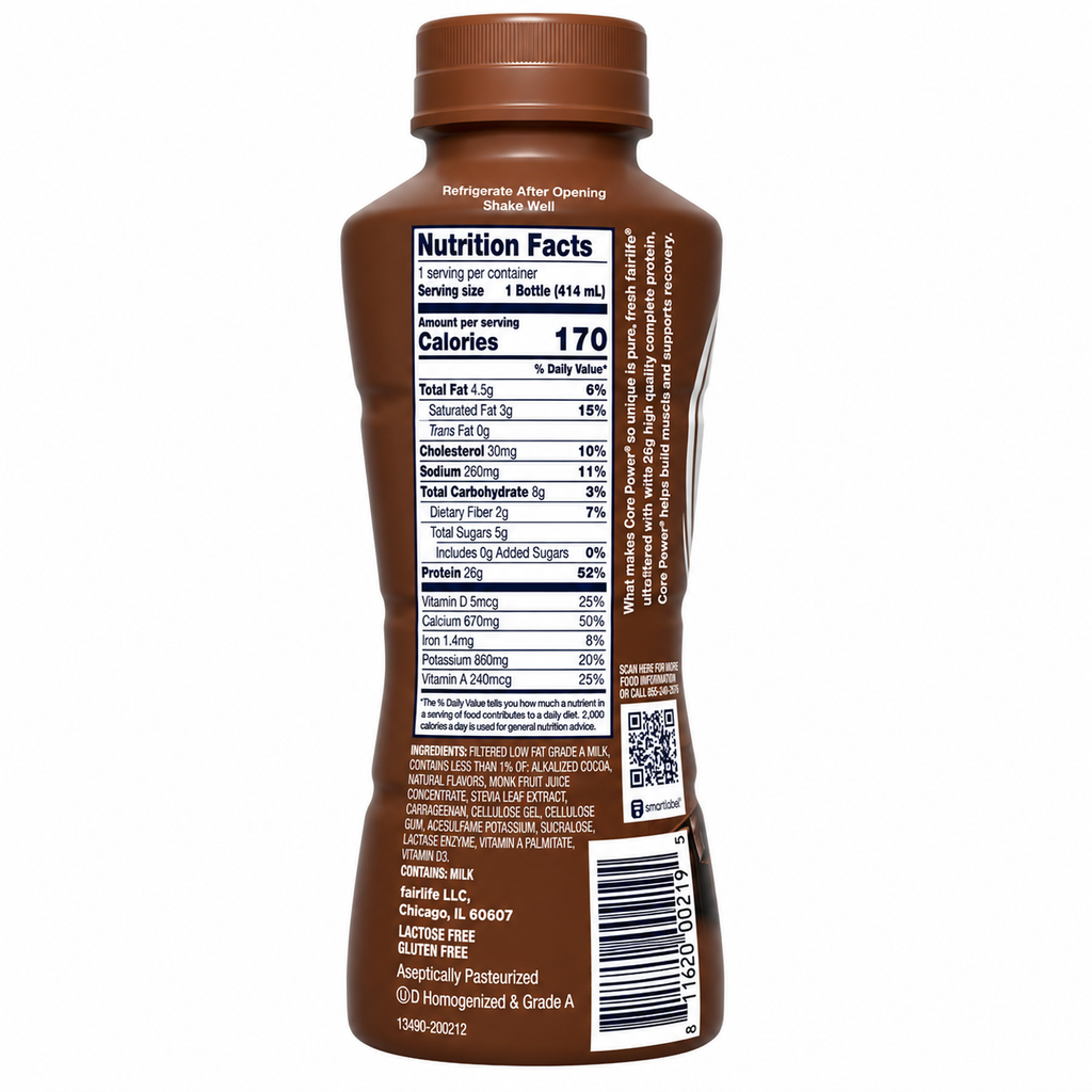 Fairlife Core Power Chocolate 26g Protein Shake