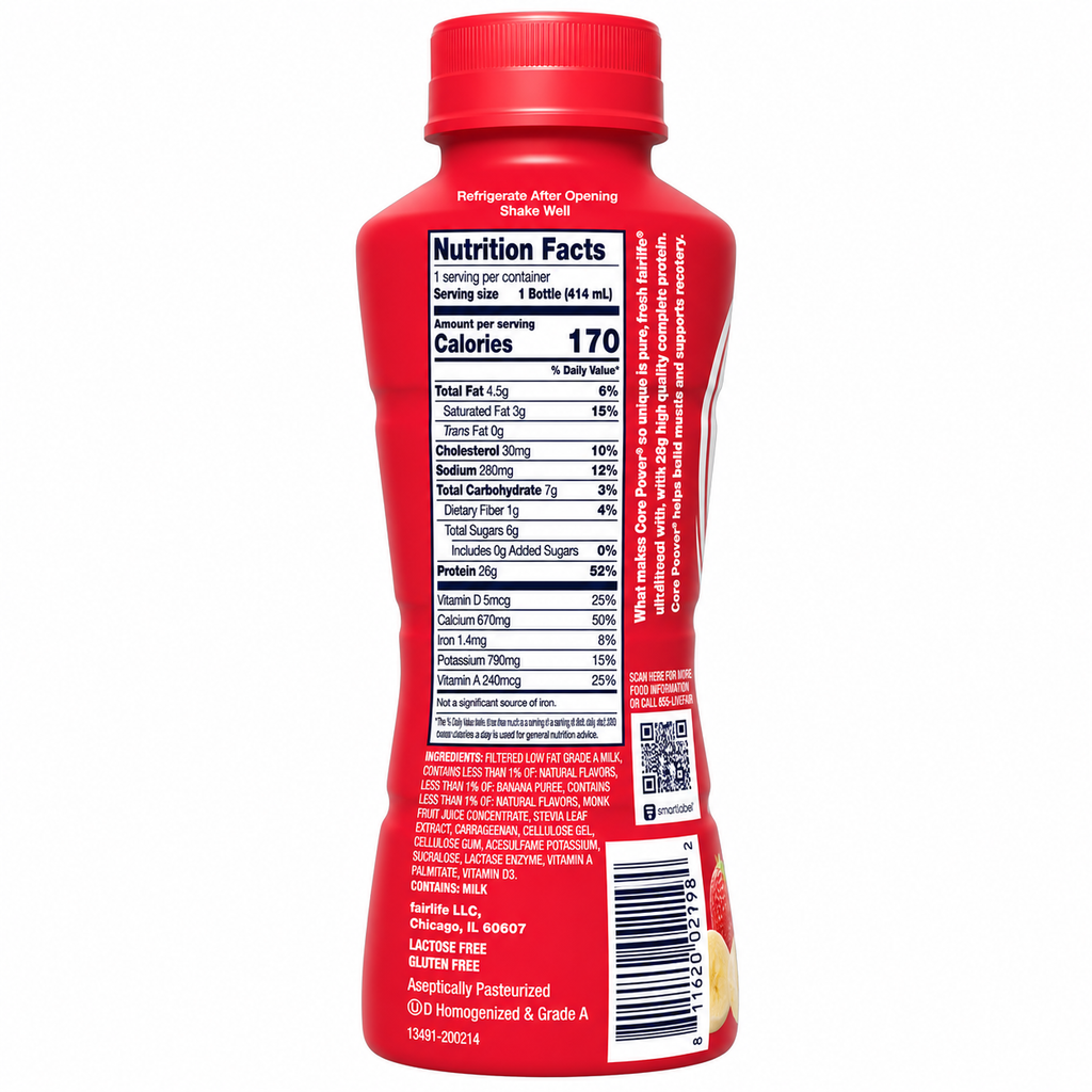 Fairlife Core Power Strawberry Banana 26g Protein Shake