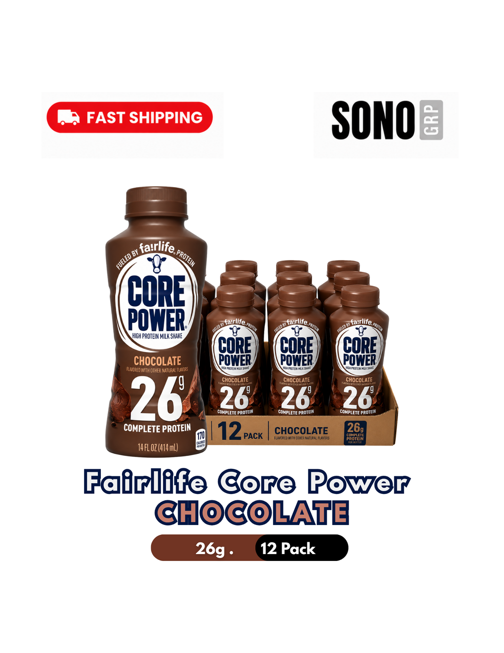 Fairlife Core Power Chocolate 26g Protein Shake
