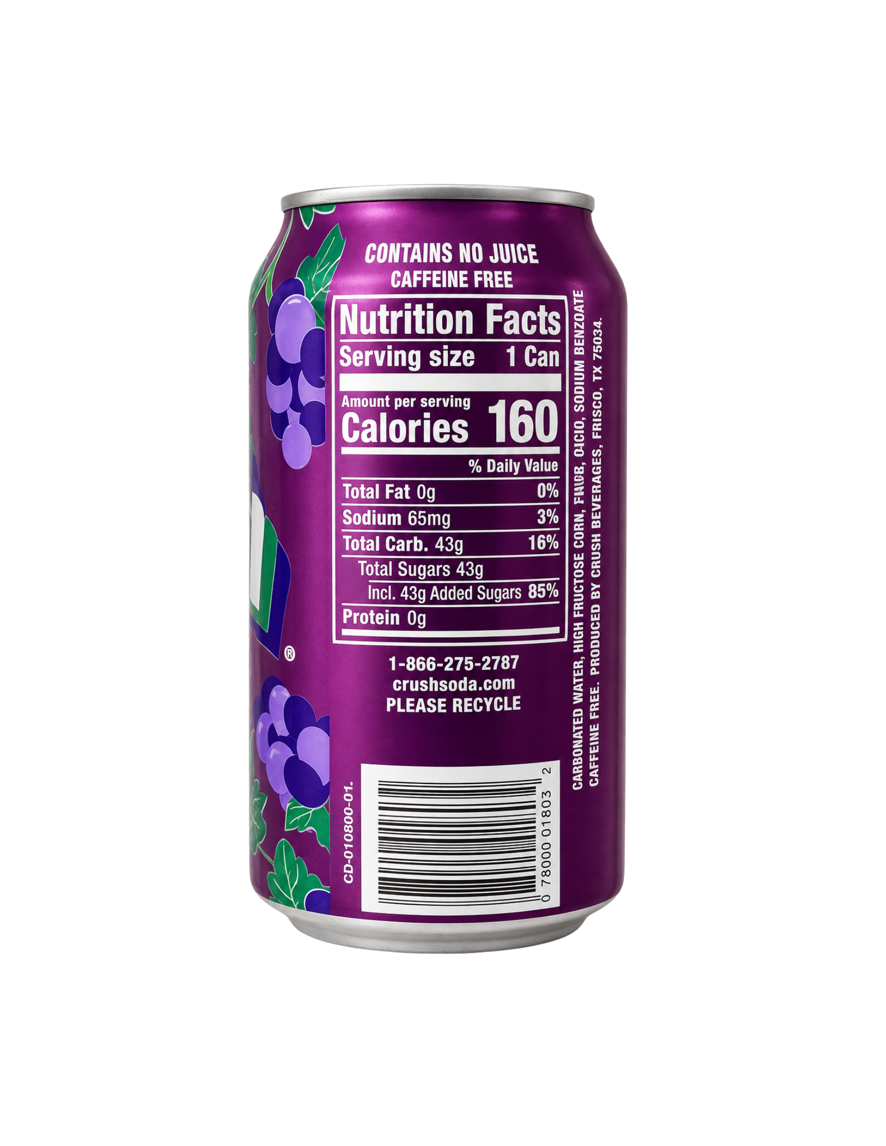 Crush Grape Soda 12 fl oz
