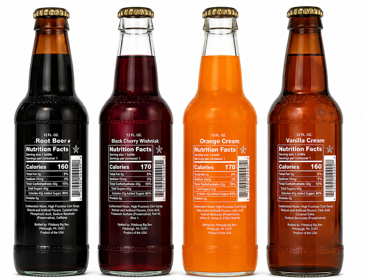 Hank's Gourmet Sodas Variety, 12 Pack 4 Flavors