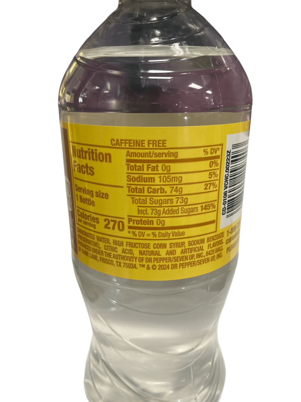 Canada Dry Vanilla Cream Soda 20oz