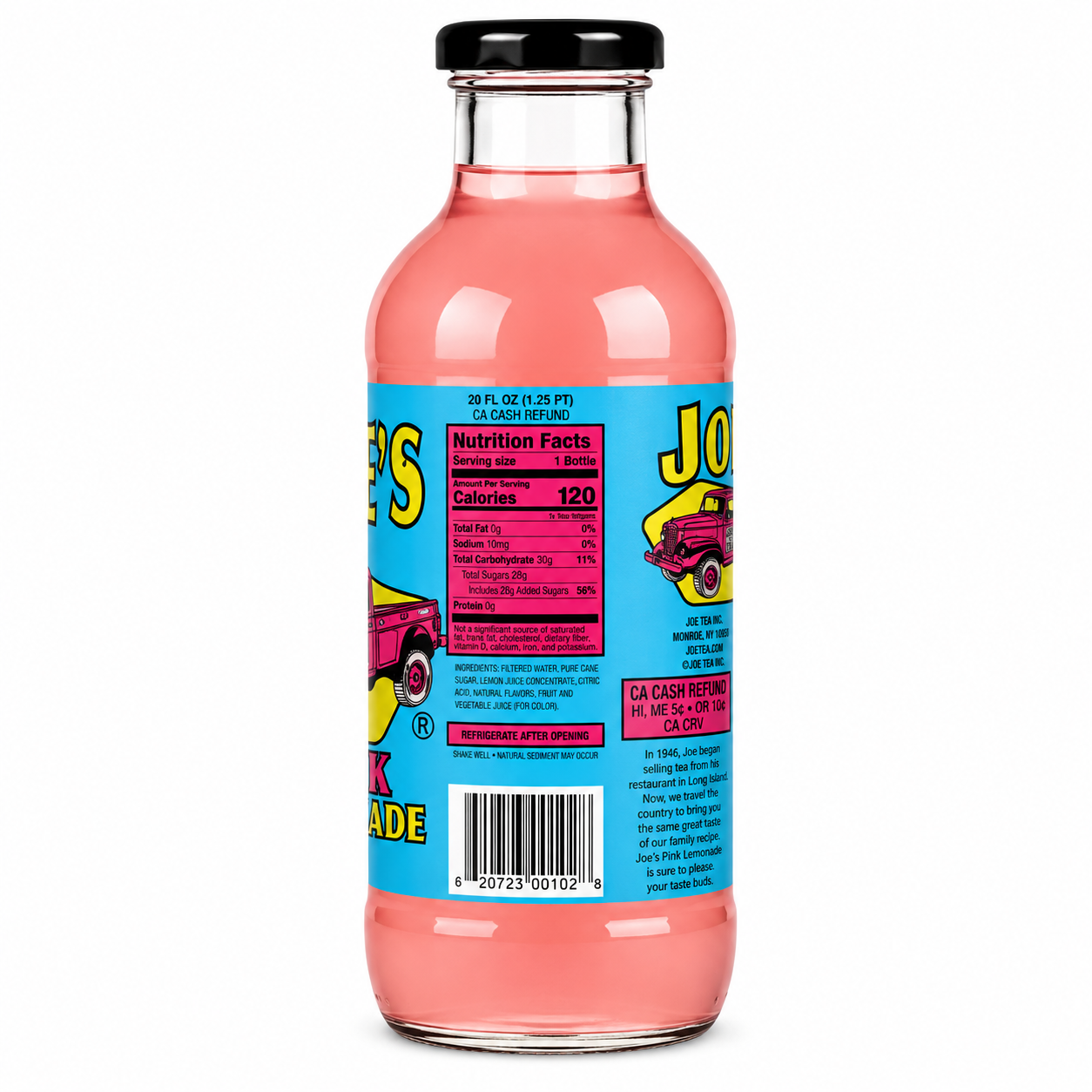 Joe Tea Pink Lemonade 20oz