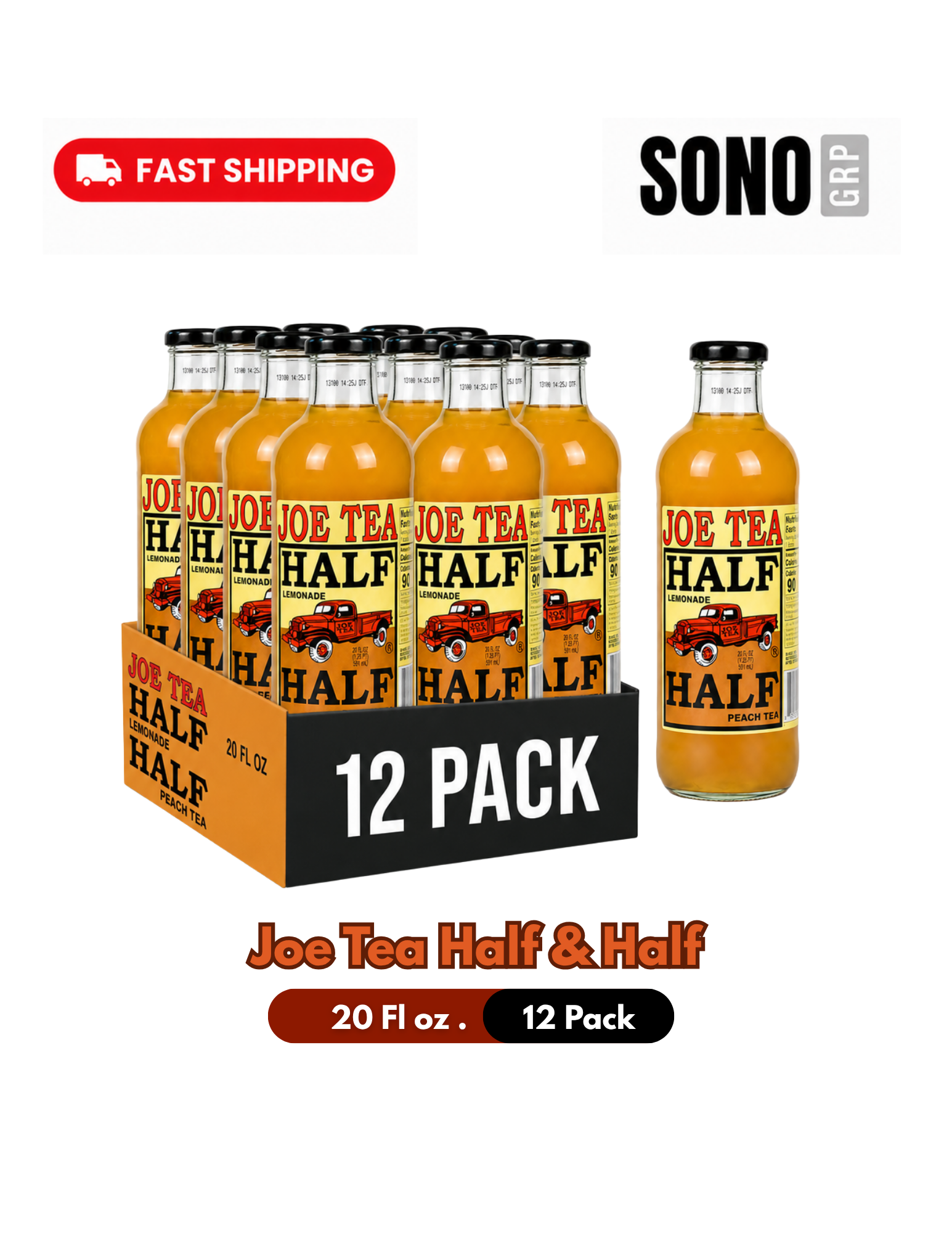Joe Tea Half & Half Tea 20oz