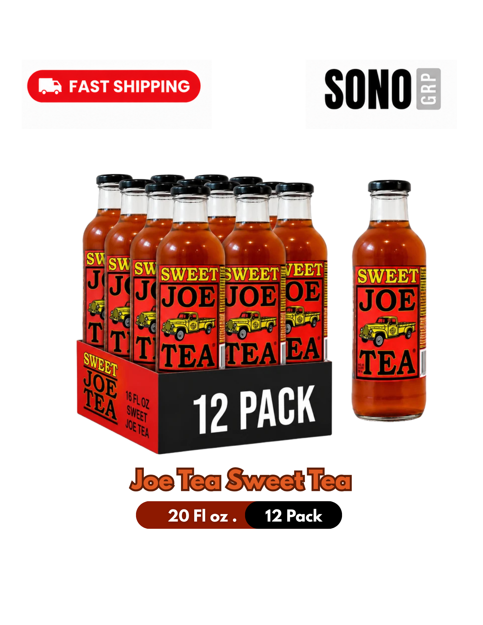 Joe Tea Sweet Tea 20 oz