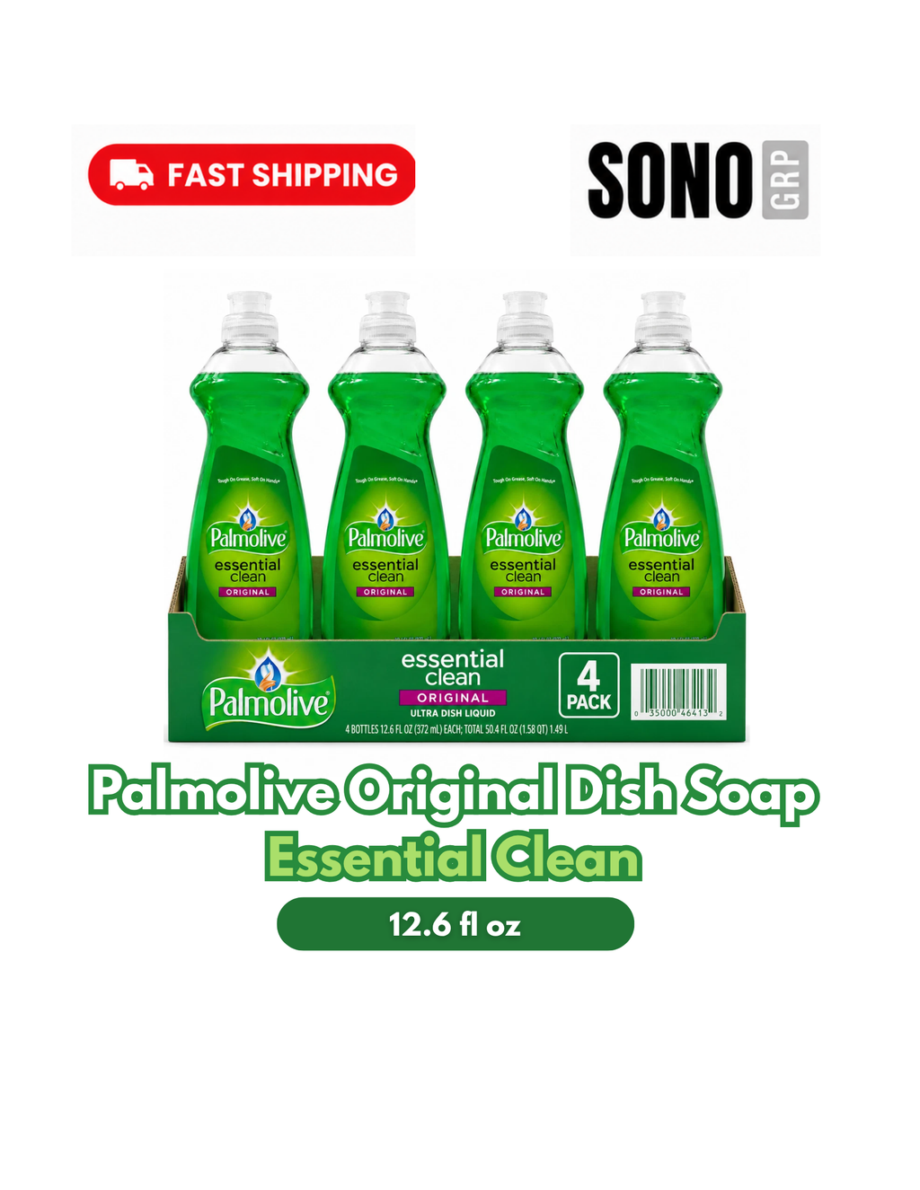 Palmolive Original Essential Clean 12.6 oz 4 Pack