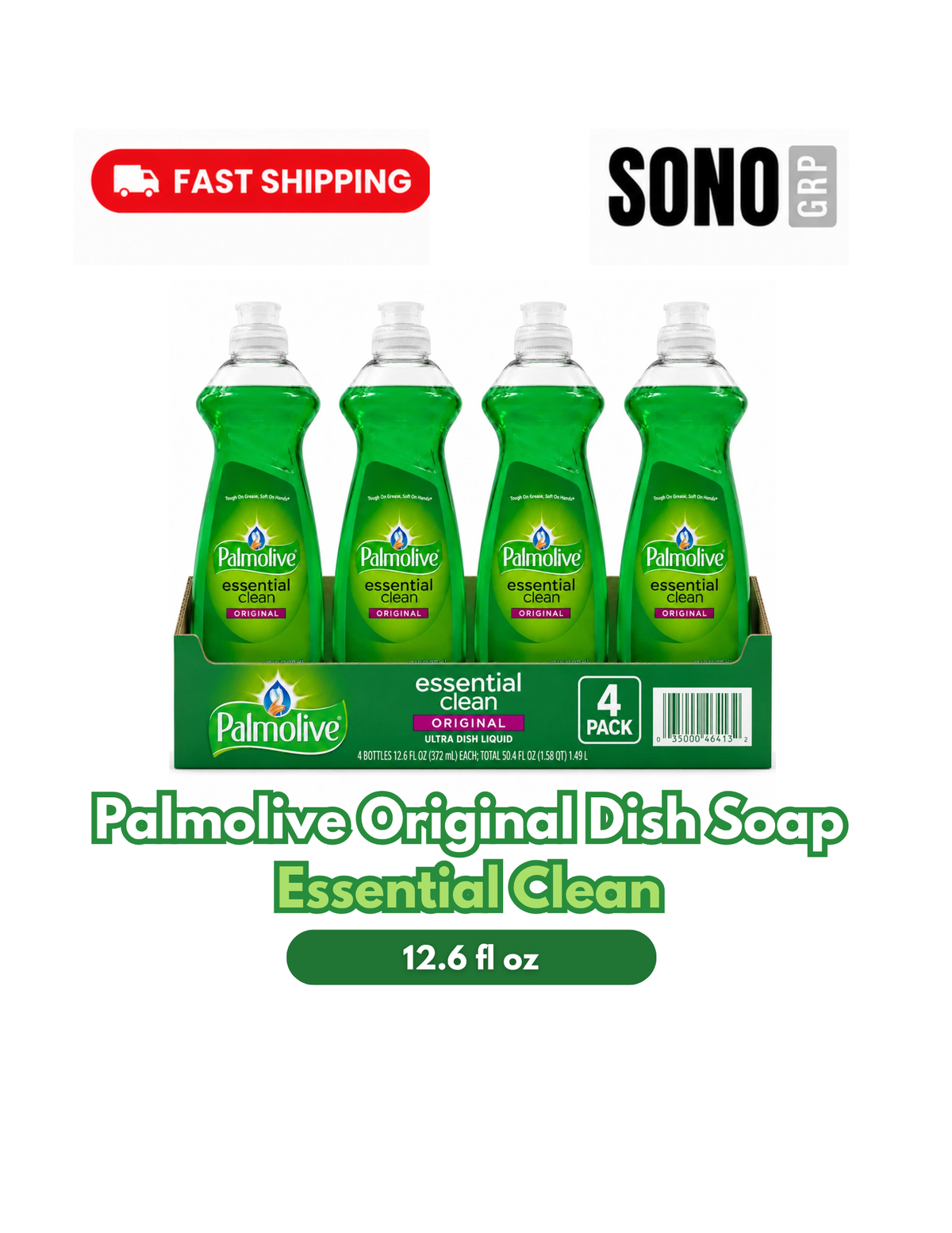 Palmolive Original Essential Clean 12.6 oz 4 Pack