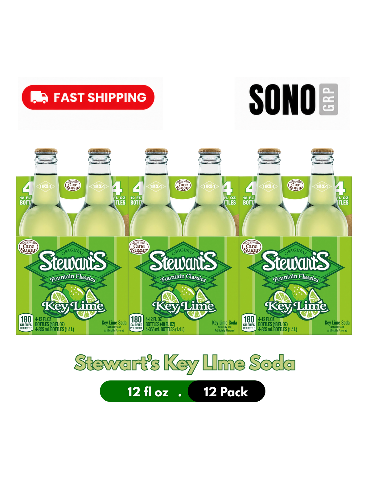 Stewart's Key Lime Soda