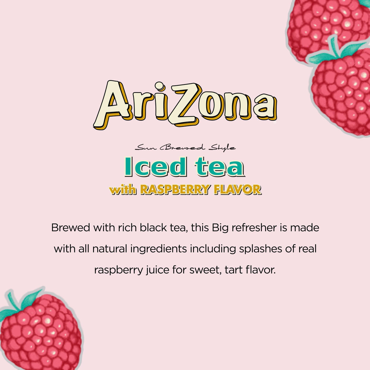 Raspberry Hard Arizona AriZona Raspberry Tea Can – SONO Group
