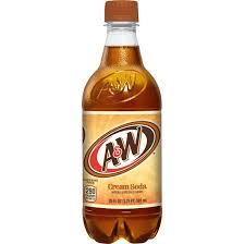 7 UP A&W Cream Soda Soft Drink, 20-Ounce