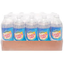 Canada Dry Club Soda, 1 L bottle (pack of 12)