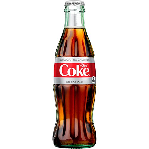 Diet Coke Glass Bottles, 8oz