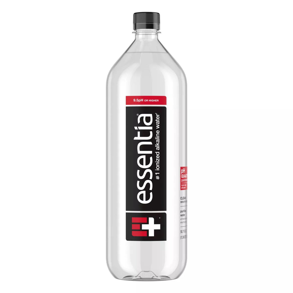 Essentia Ionized Alkaline Water, 1 Liter Bottles (Pack of 12)