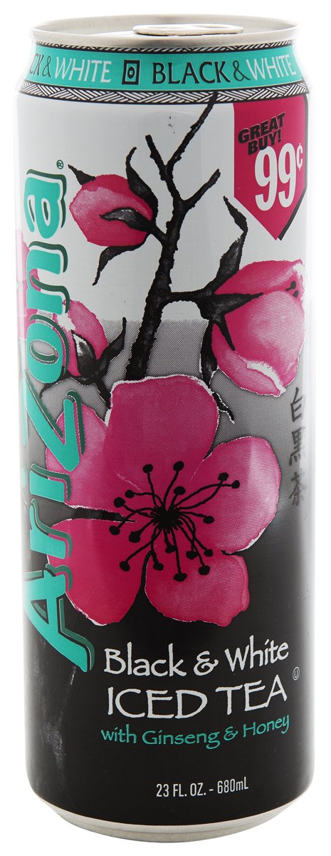 Arizona Black & White Tea Can